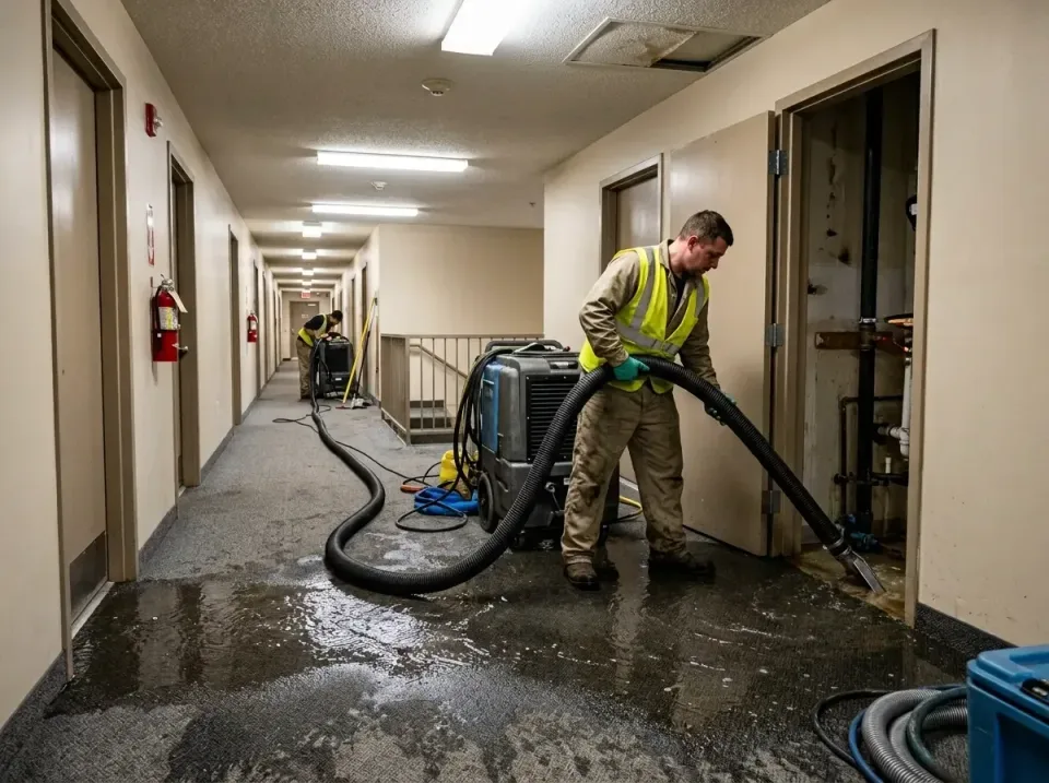 multi-unit-apartment-hallway-f-005 — frequently asked questions, Emergency Burst Pipe Water Extraction & Removal in Tybee Is…